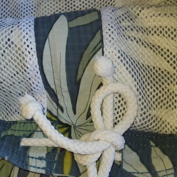 Tommy Bahama 100% Nylon Cinched Closure Pocketed‎ Sz. M Board Shorts Swim Trunks - Picture 5 of 13